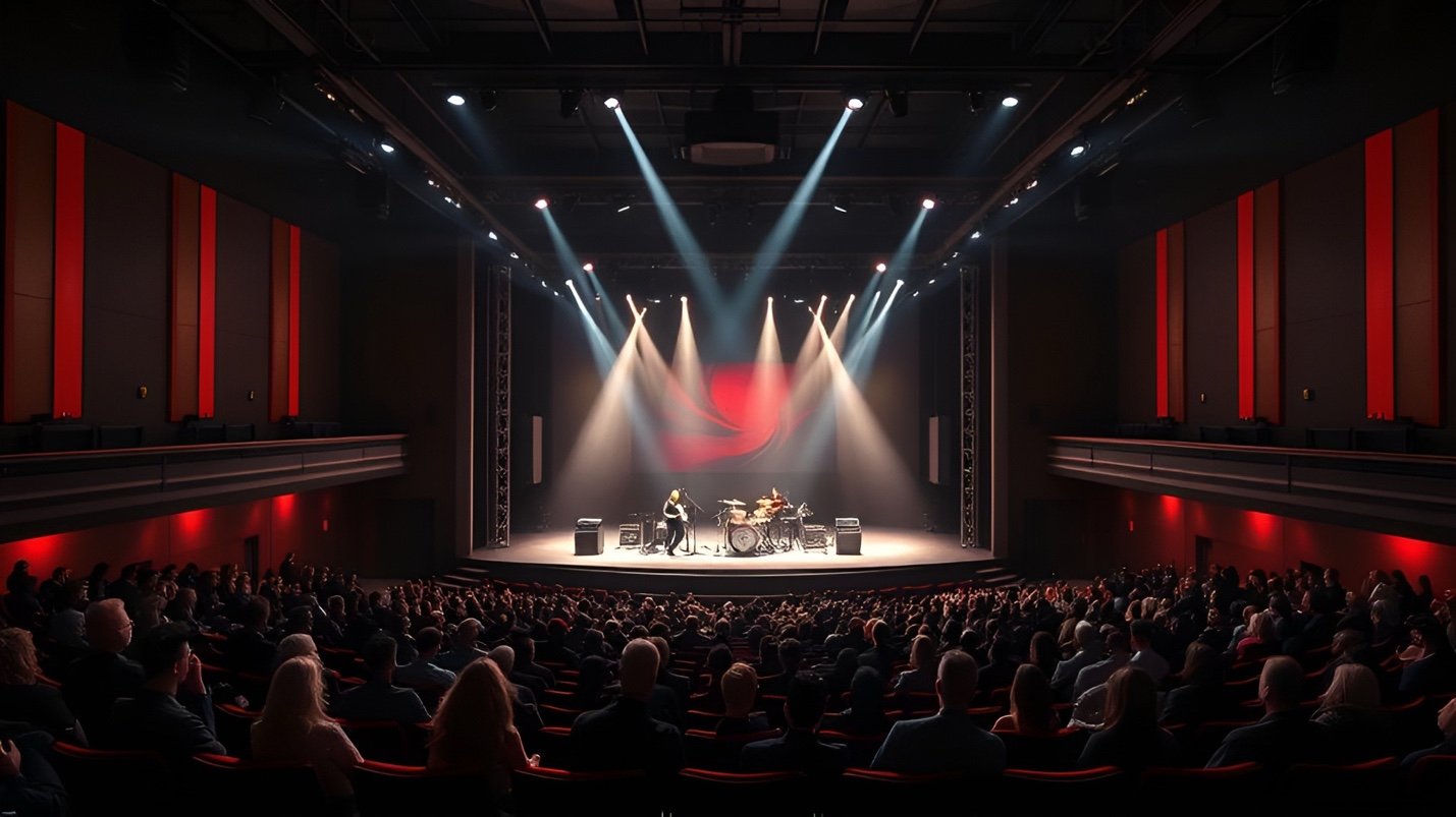 Concert venue interior